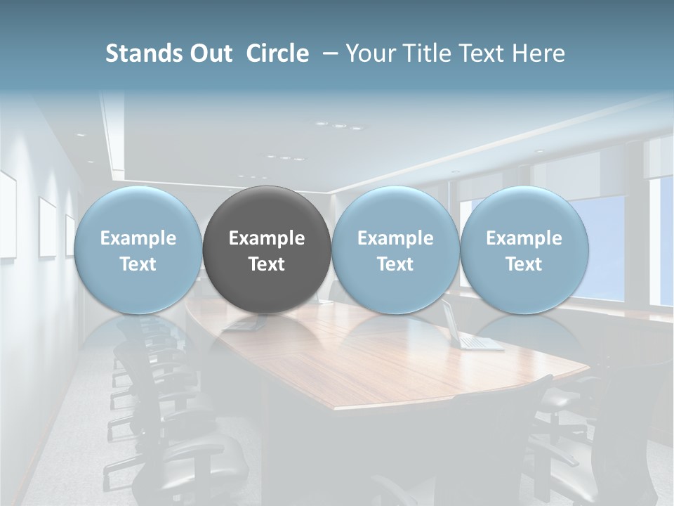 Board Discussion Interior PowerPoint Template