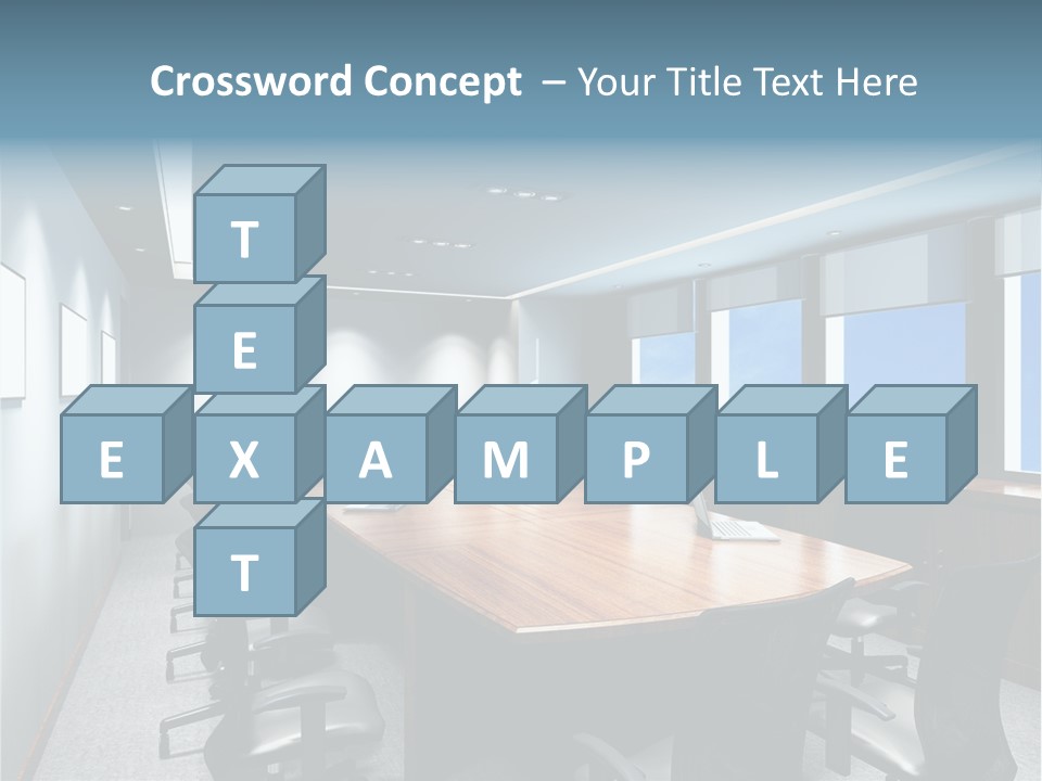 Board Discussion Interior PowerPoint Template