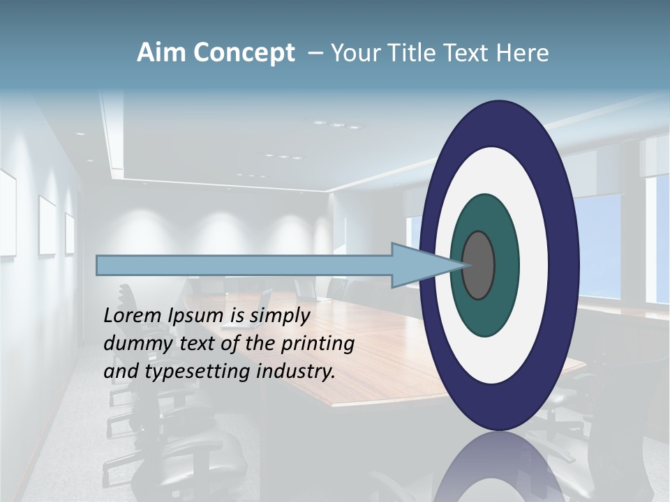 Board Discussion Interior PowerPoint Template