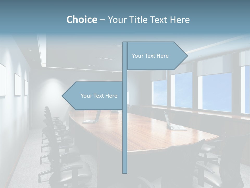 Board Discussion Interior PowerPoint Template