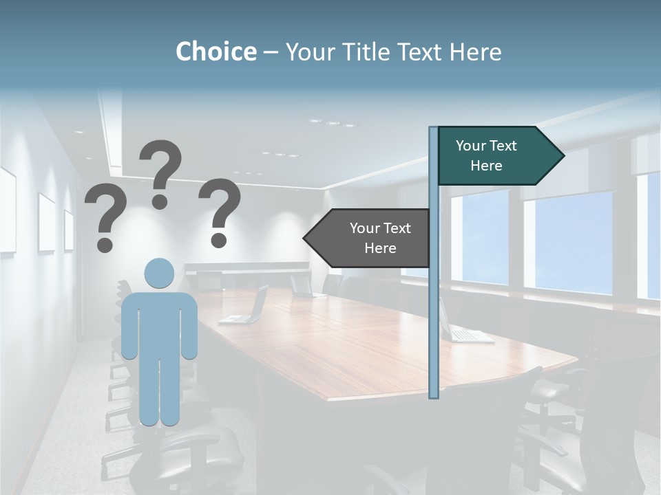 Board Discussion Interior PowerPoint Template
