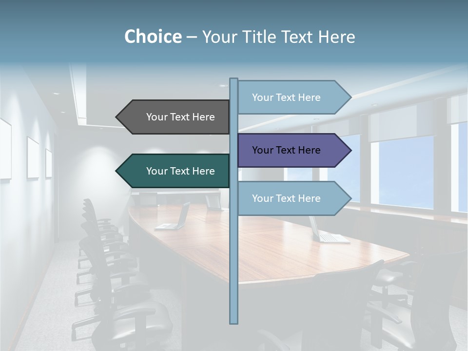 Board Discussion Interior PowerPoint Template