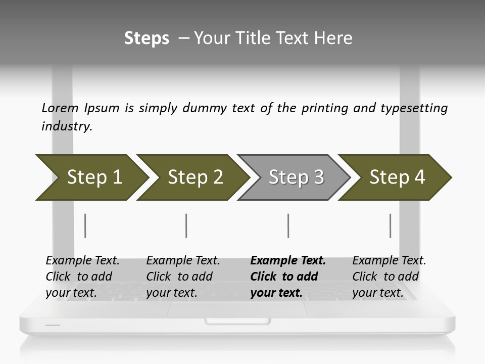 Modern Space Metallic PowerPoint Template