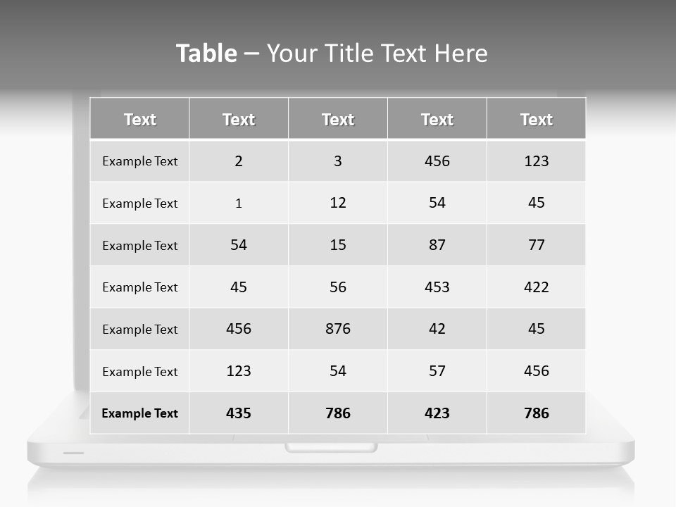 Modern Space Metallic PowerPoint Template