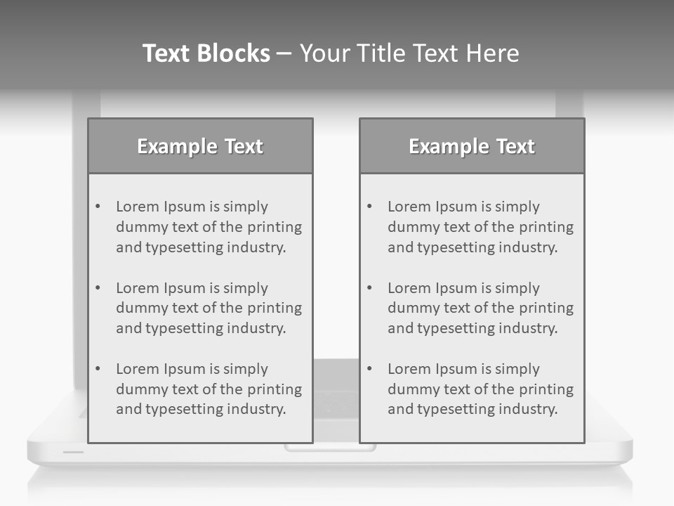 Modern Space Metallic PowerPoint Template