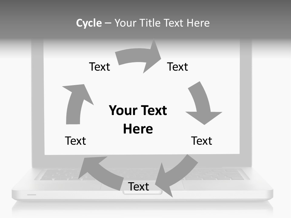 Modern Space Metallic PowerPoint Template