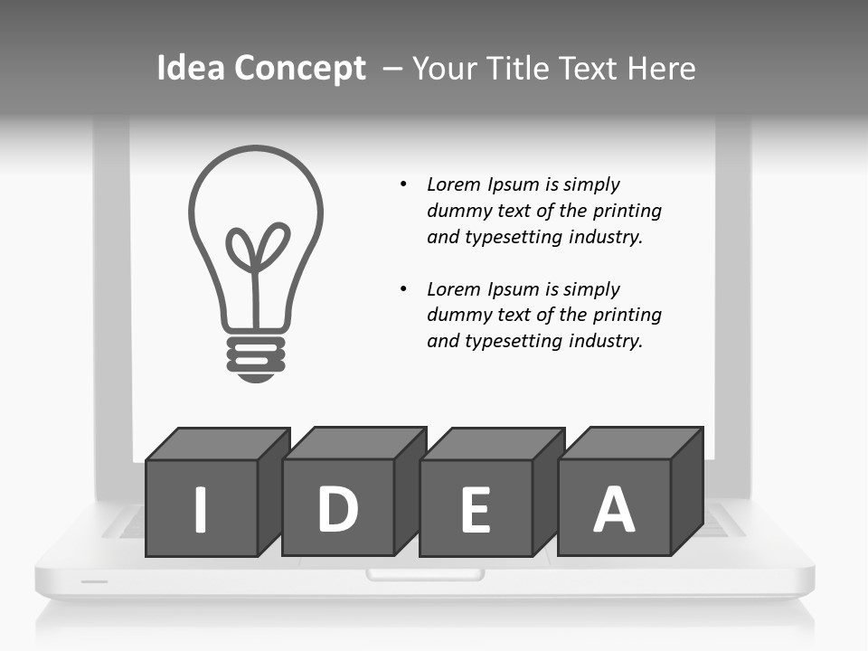 Modern Space Metallic PowerPoint Template