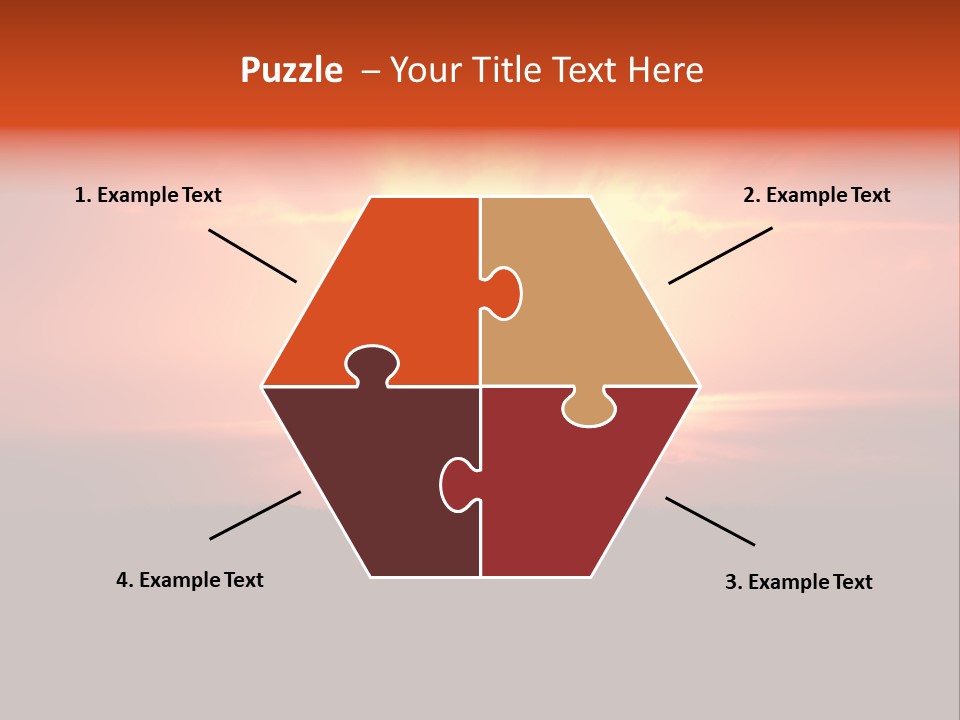 Black Horizontal Red PowerPoint Template