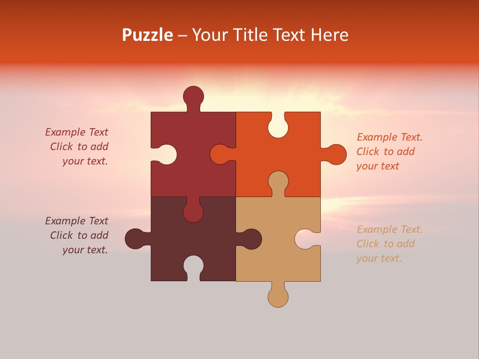 Black Horizontal Red PowerPoint Template