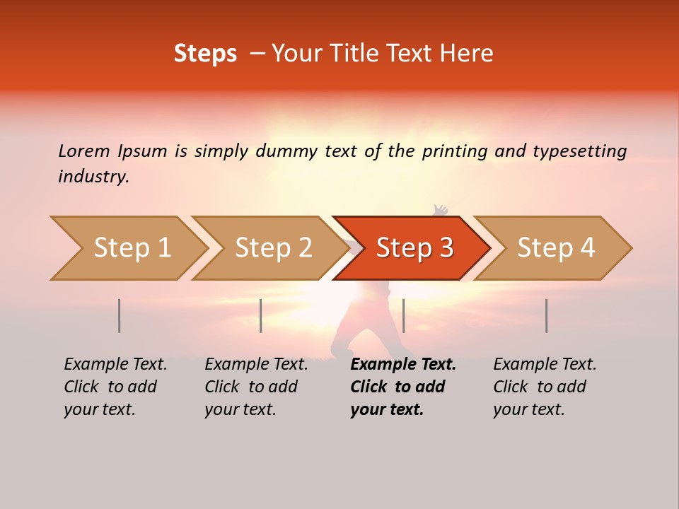 Black Horizontal Red PowerPoint Template
