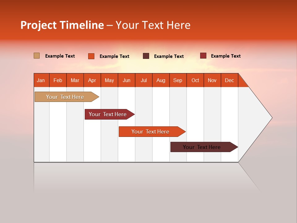 Black Horizontal Red PowerPoint Template