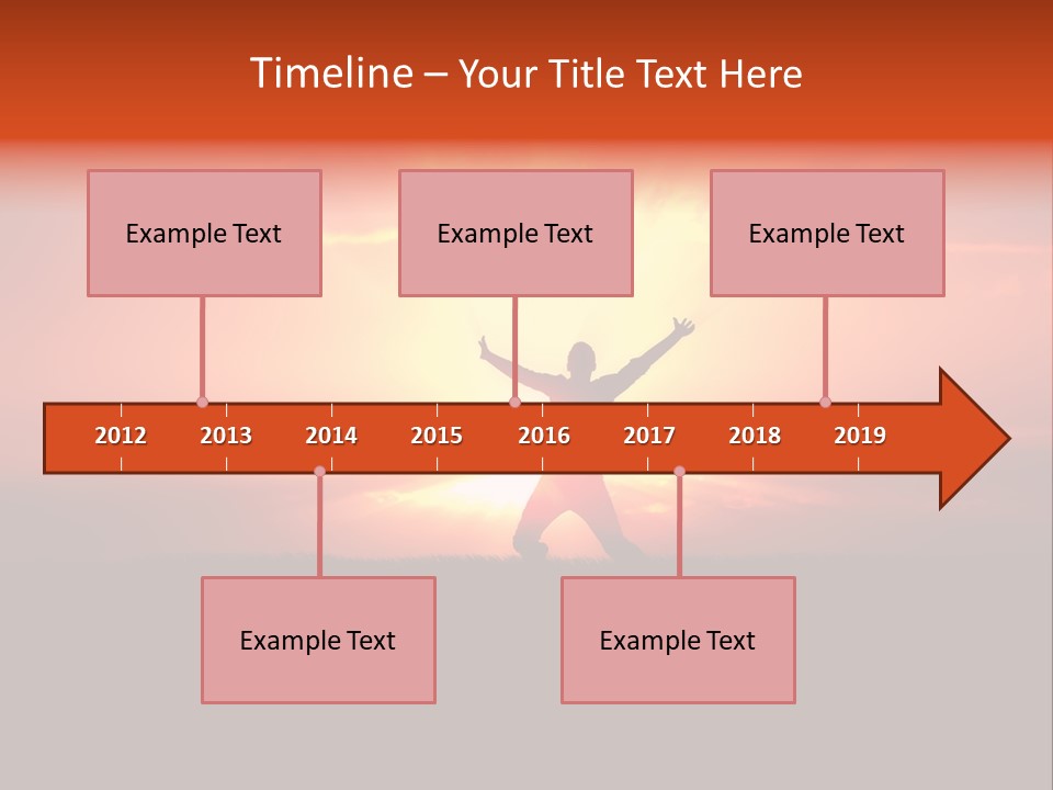 Black Horizontal Red PowerPoint Template