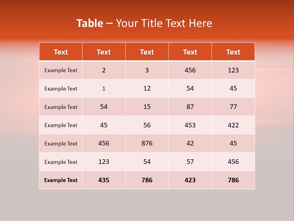Black Horizontal Red PowerPoint Template