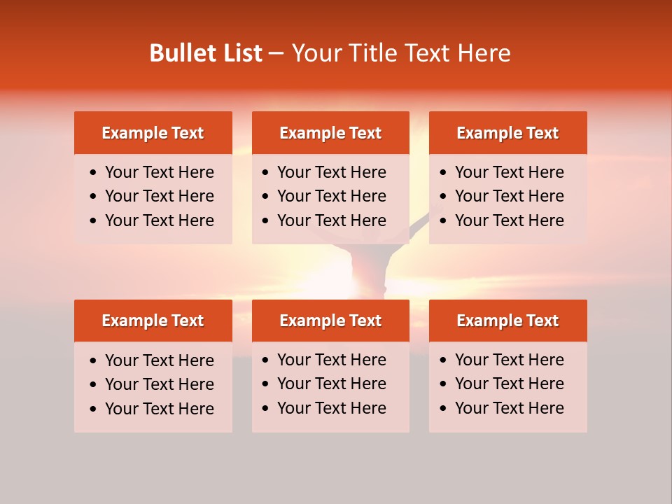 Black Horizontal Red PowerPoint Template