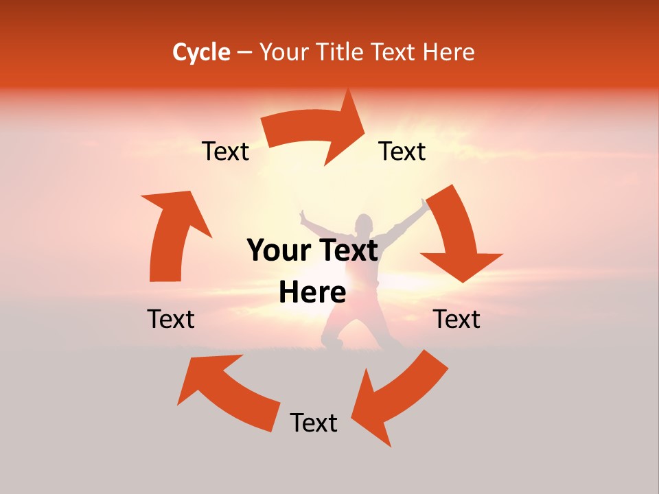 Black Horizontal Red PowerPoint Template
