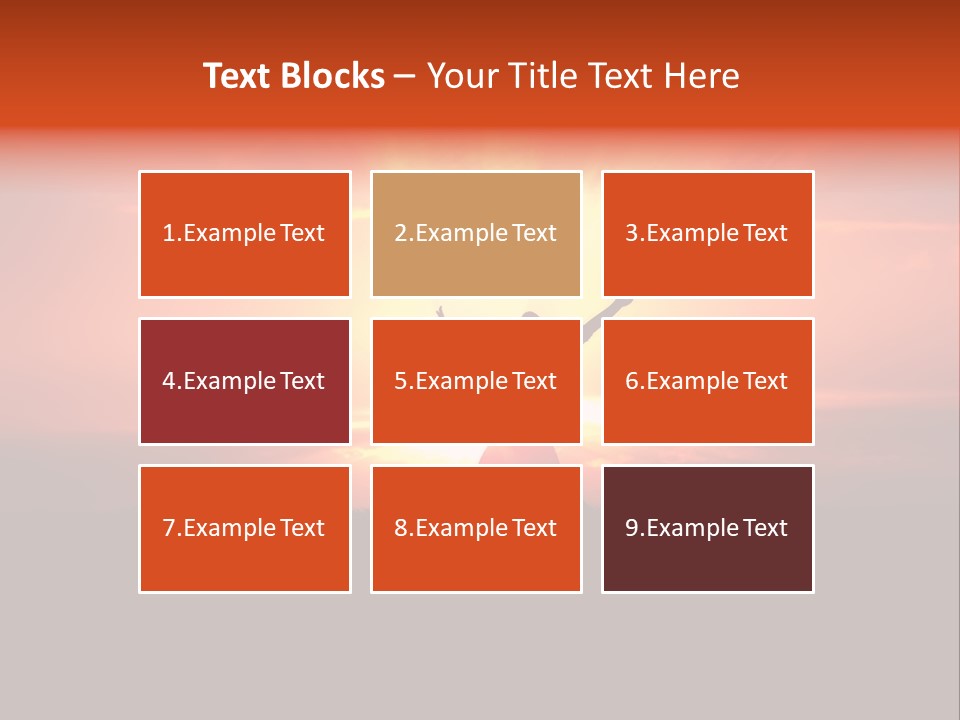 Black Horizontal Red PowerPoint Template