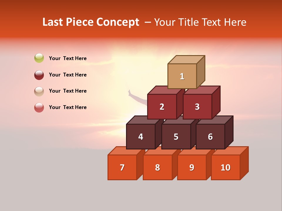 Black Horizontal Red PowerPoint Template