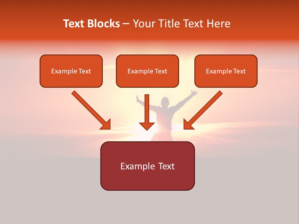 Black Horizontal Red PowerPoint Template