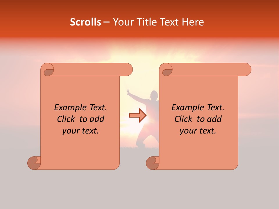 Black Horizontal Red PowerPoint Template