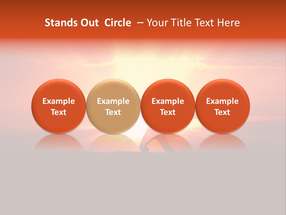 Black Horizontal Red PowerPoint Template