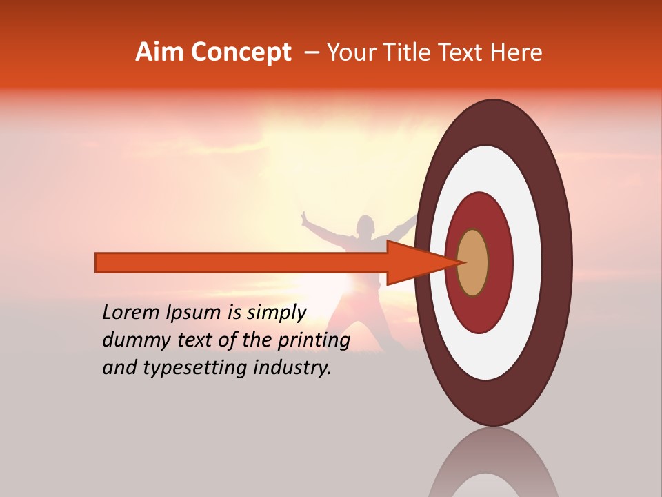 Black Horizontal Red PowerPoint Template