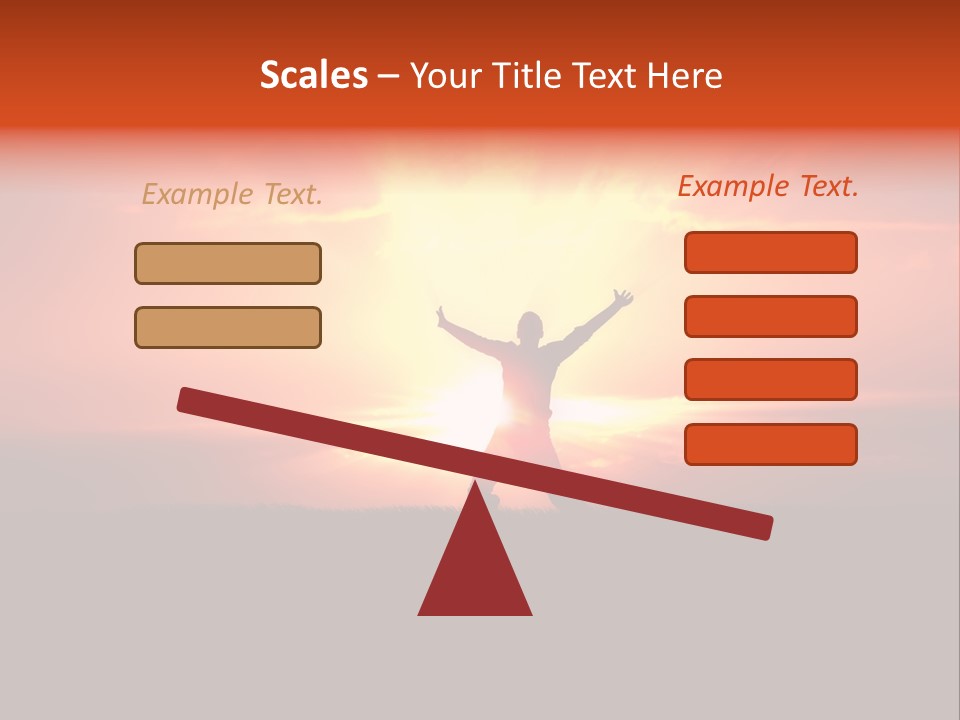 Black Horizontal Red PowerPoint Template