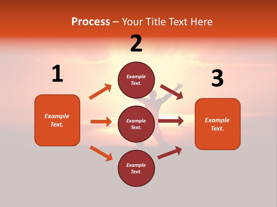 Black Horizontal Red PowerPoint Template