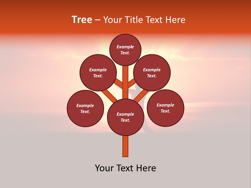 Black Horizontal Red PowerPoint Template