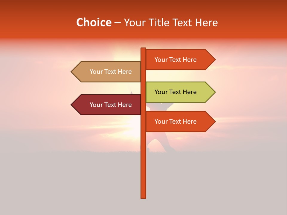 Black Horizontal Red PowerPoint Template