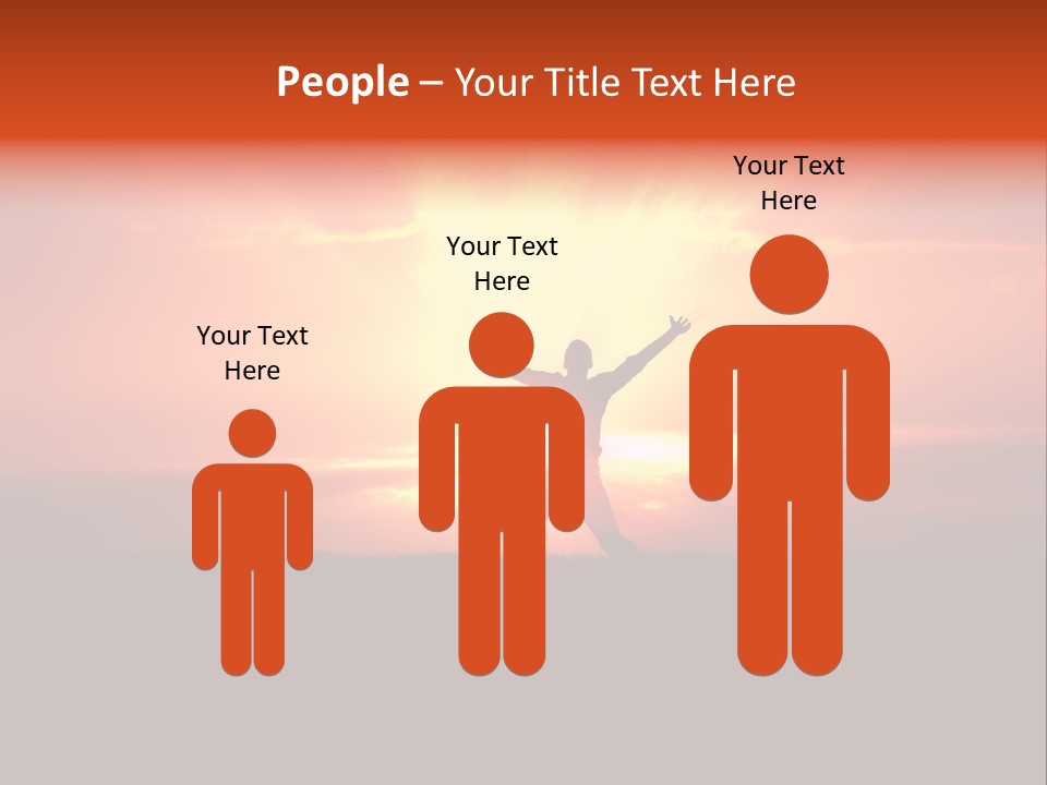 Black Horizontal Red PowerPoint Template