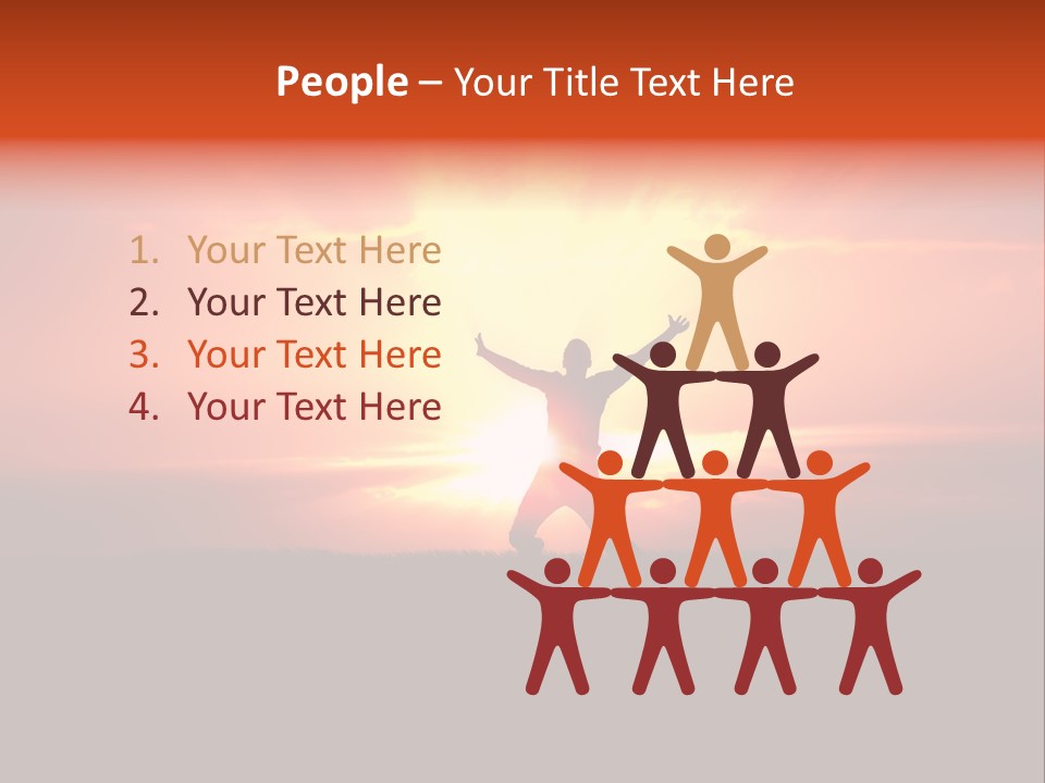 Black Horizontal Red PowerPoint Template