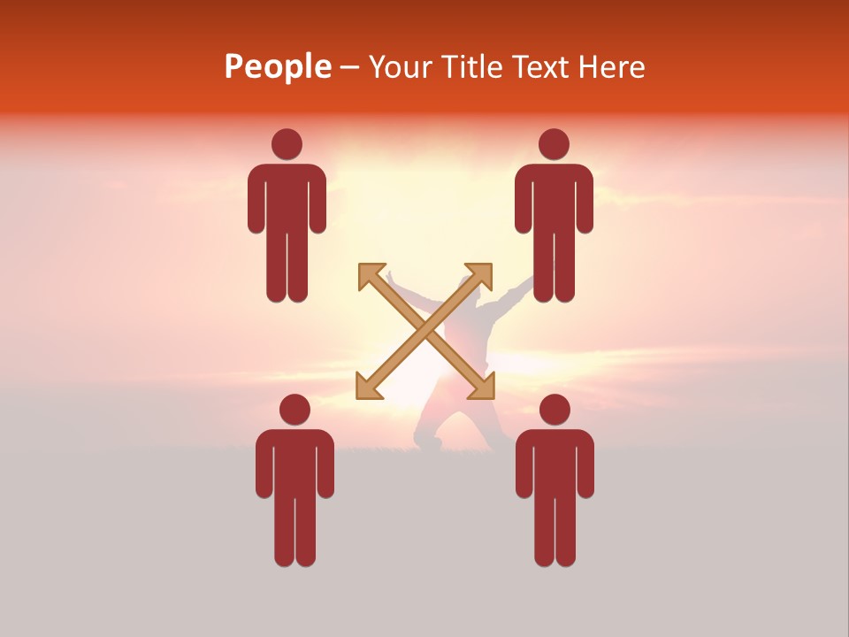 Black Horizontal Red PowerPoint Template