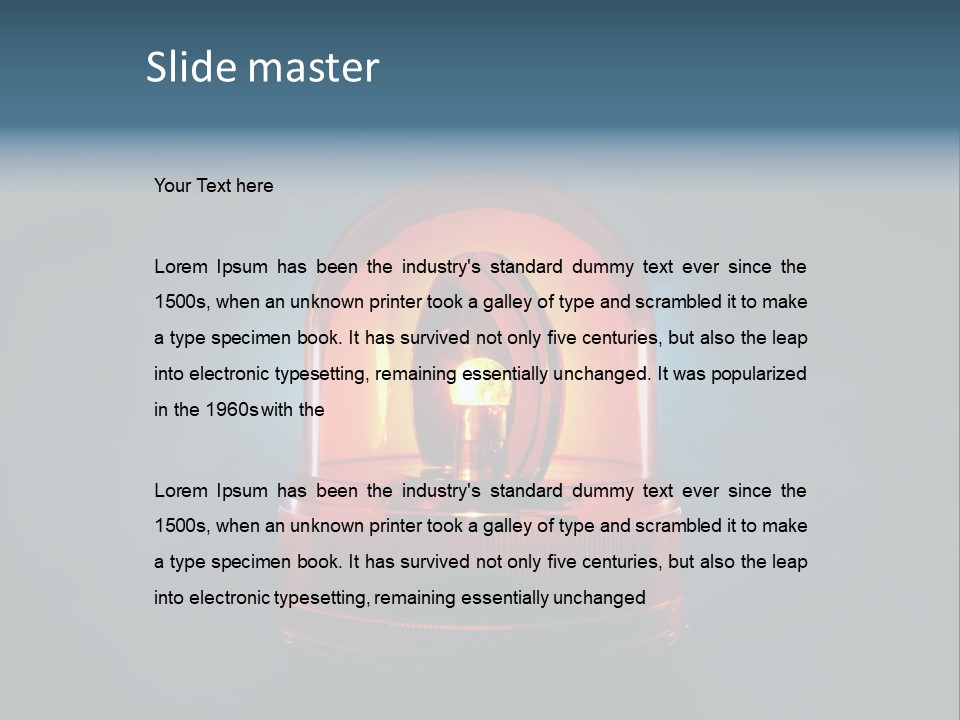 Smoke Rescue Safety PowerPoint Template