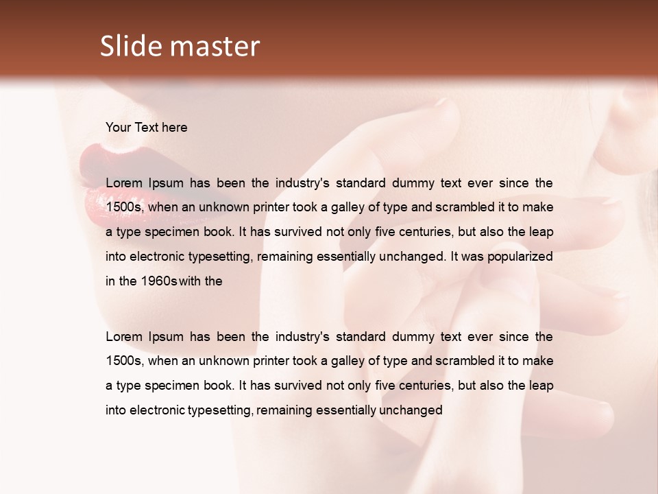 Body Clean Background PowerPoint Template