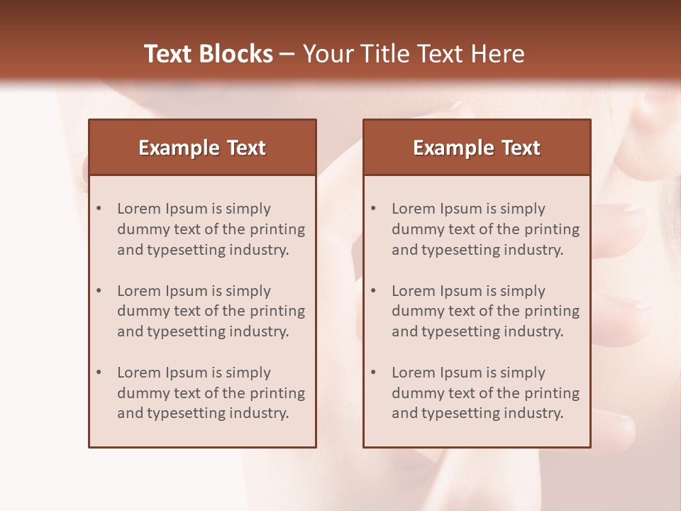 Body Clean Background PowerPoint Template