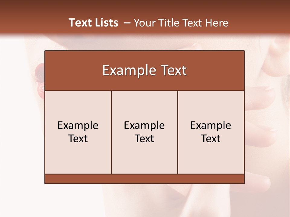Body Clean Background PowerPoint Template