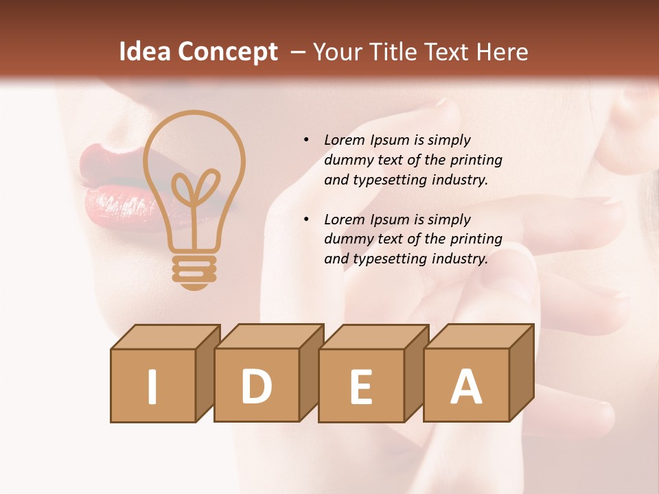 Body Clean Background PowerPoint Template