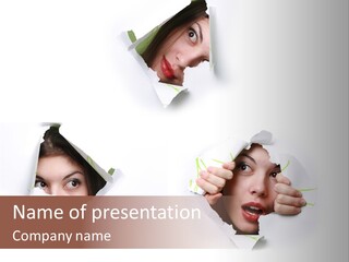 Fear Curiosity Spy PowerPoint Template