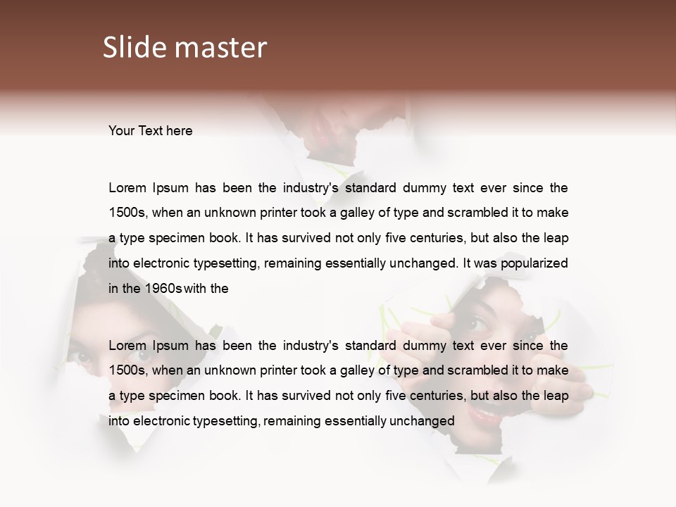 Fear Curiosity Spy PowerPoint Template