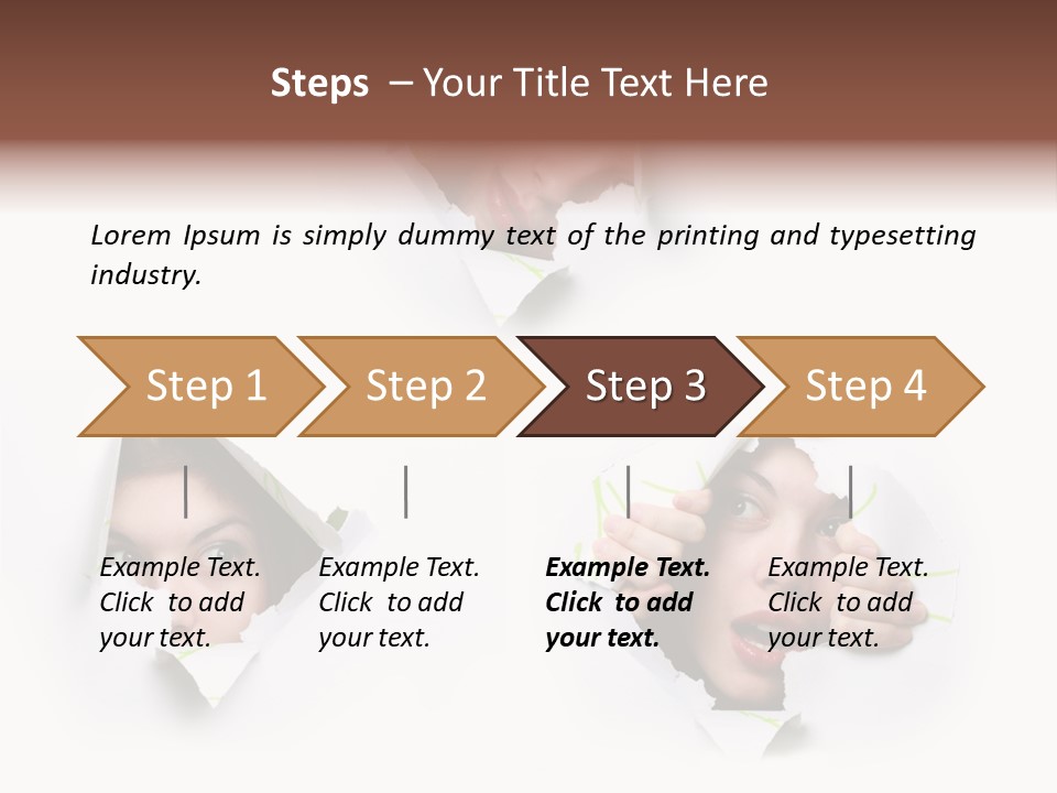 Fear Curiosity Spy PowerPoint Template