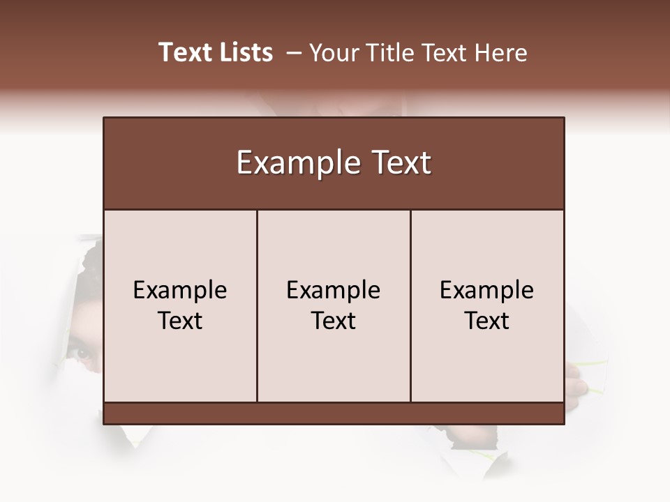 Fear Curiosity Spy PowerPoint Template