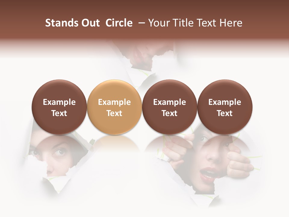 Fear Curiosity Spy PowerPoint Template