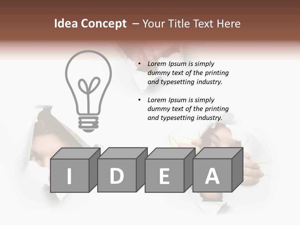 Fear Curiosity Spy PowerPoint Template