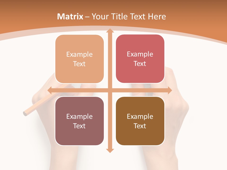 Showing Hand Erasing PowerPoint Template