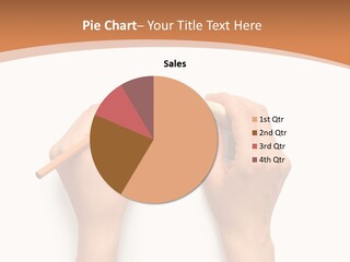 Showing Hand Erasing PowerPoint Template