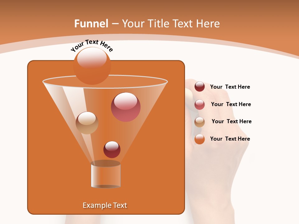 Showing Hand Erasing PowerPoint Template