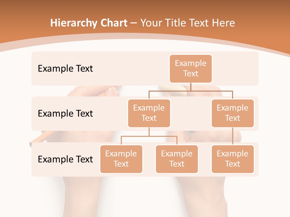 Showing Hand Erasing PowerPoint Template