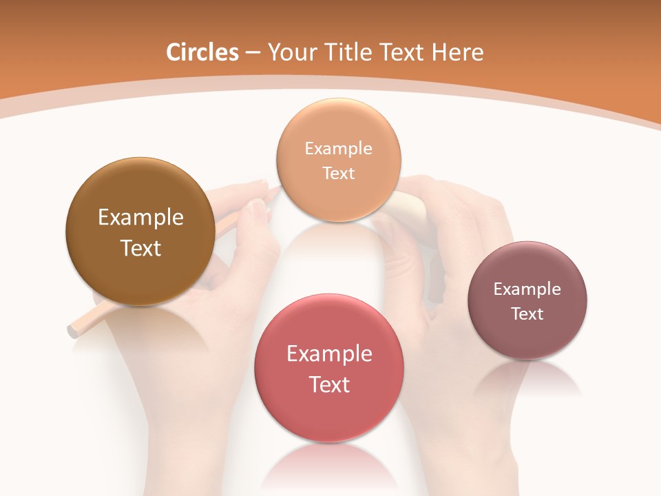 Showing Hand Erasing PowerPoint Template