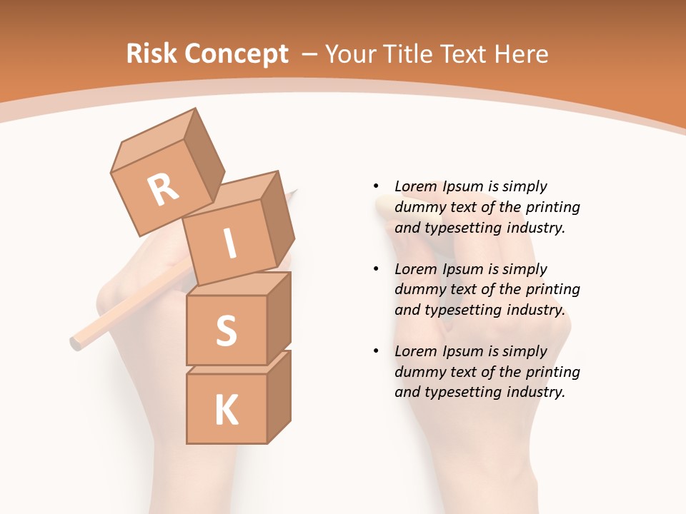 Showing Hand Erasing PowerPoint Template