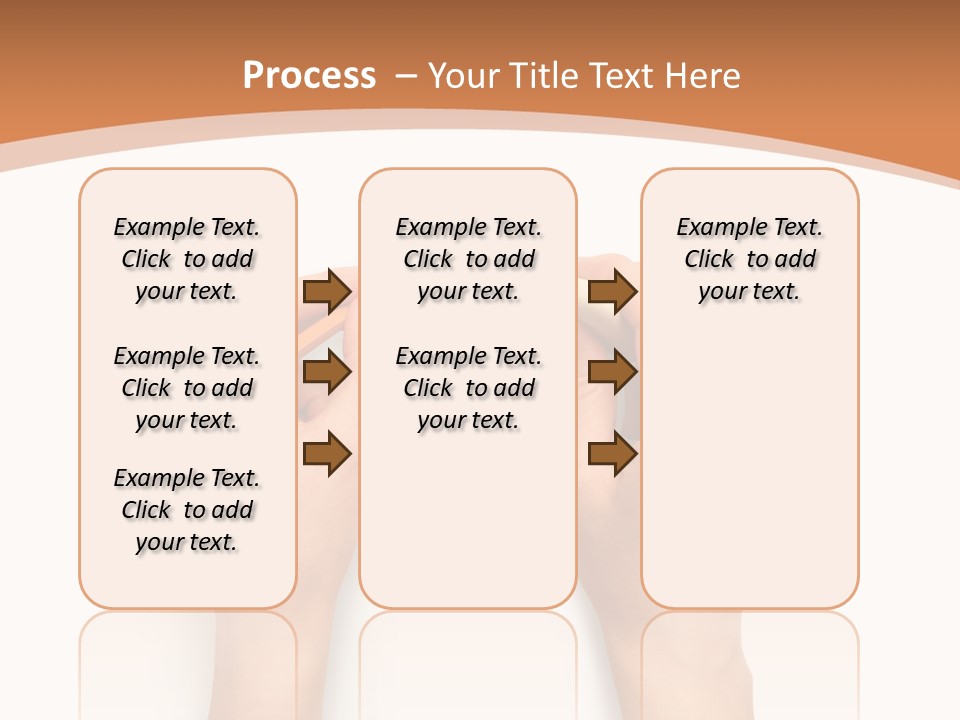 Showing Hand Erasing PowerPoint Template